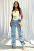 Vanilla Cargo Tube Top - Cream - EDGEbyKS